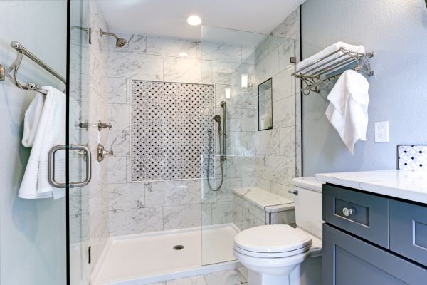 Shower Base Installation in Norman